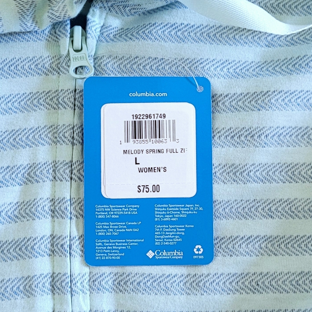 ✨️HP✨️ Columbia Melody🎶 Spring💐 Zip Jacket - NWT - Picture 16 of 16